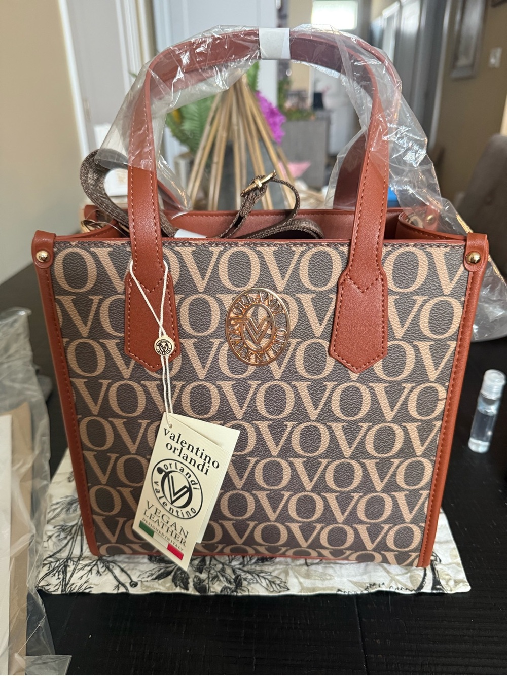 Brand New Valentino Orlandi Monogram Tote Bag –Tags Attached